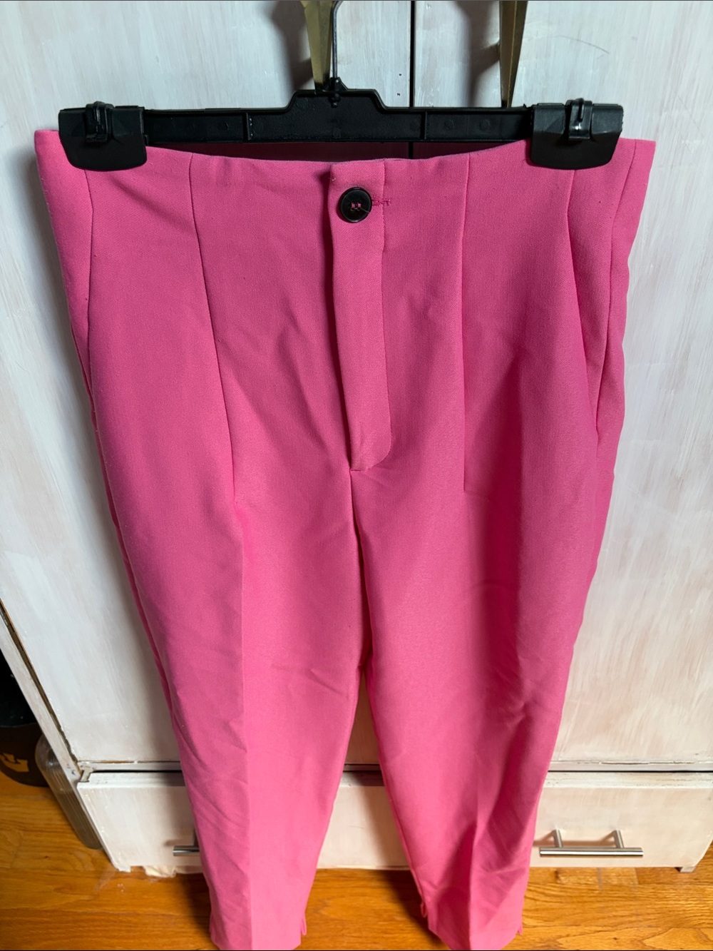 Zara Bright Pink High-Waist Trousers
